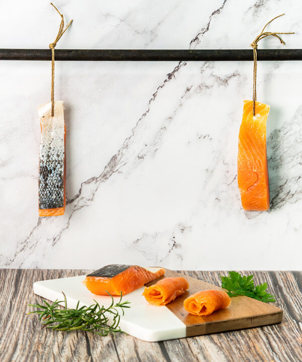 Pavés de saumon fumé à la ficelle (300g) – Image 4